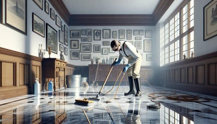 Cleaning Marble Floors in Scotland’s Borders Without Streaks