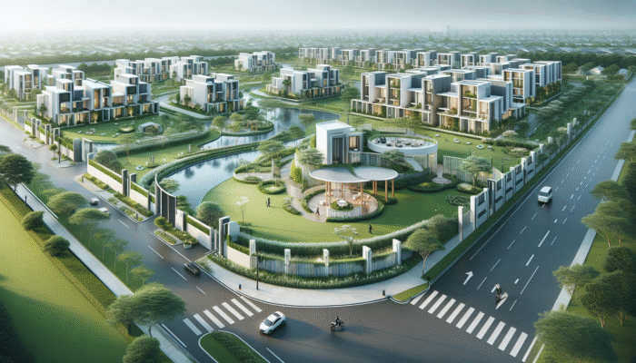 A peaceful gated community with CCTV, patrols, lush parks, a modern clubhouse, and proximity to schools and shops, with clear HOA rules.