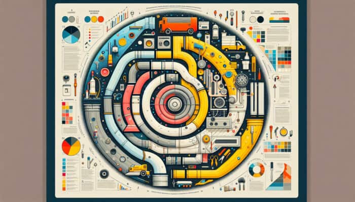 Infographic detailing duct cleaning services in New Westminster, showcasing clean versus dirty ducts, tools used, and service area map.