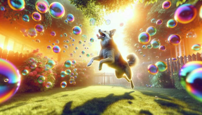 Bubble Chasing: A Joyful Outdoor Activity for Pets